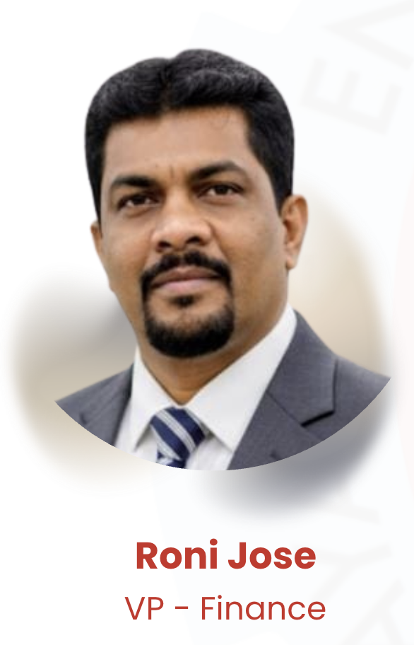 Roni Jose - VP - Finance